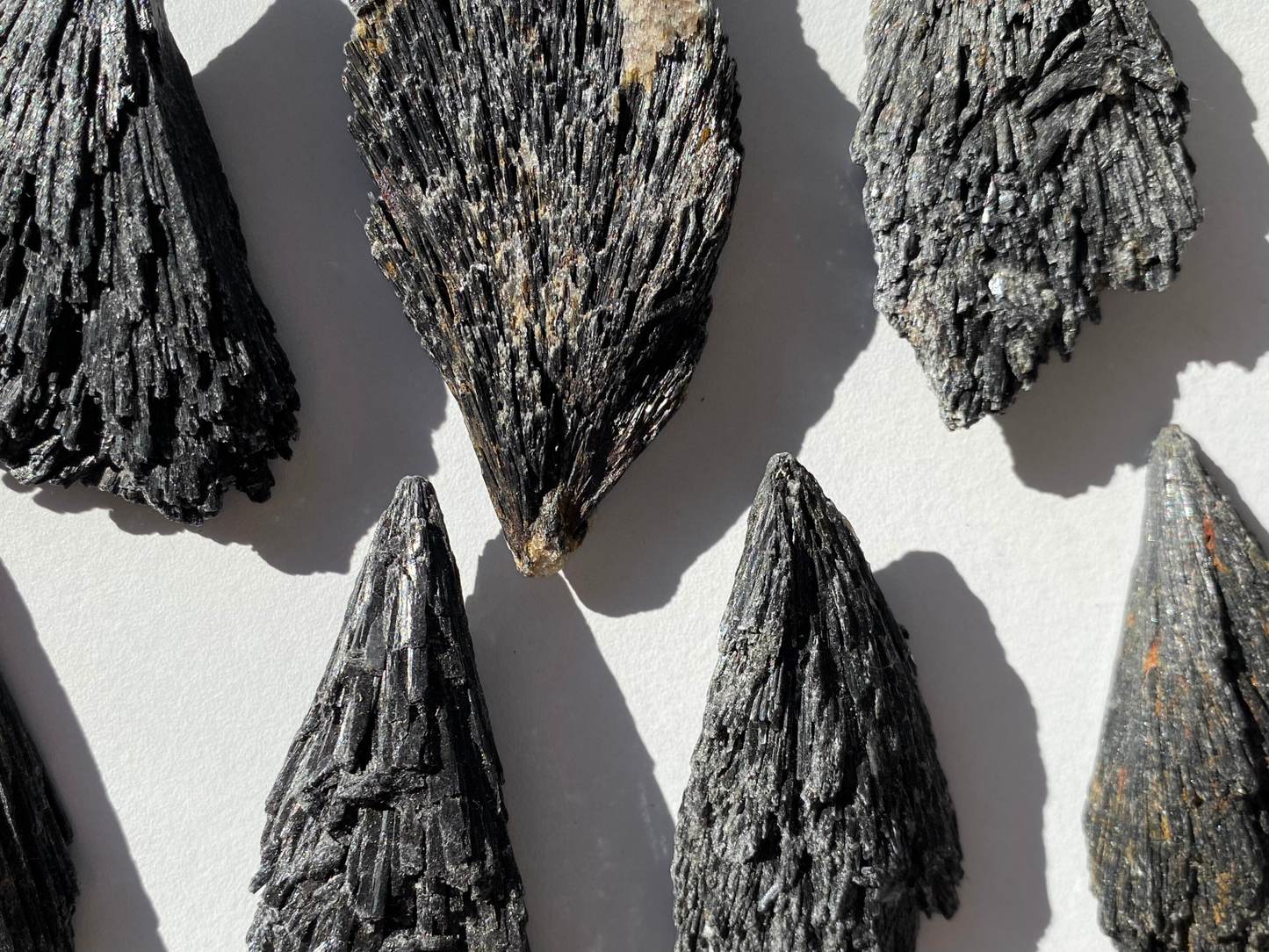 Cianita Negra "Escoba de Bruja"