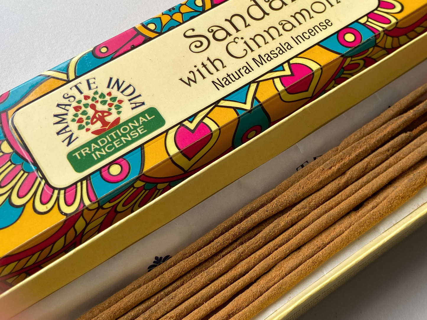 Incienso de Sándalo con Canela - Natural Masala