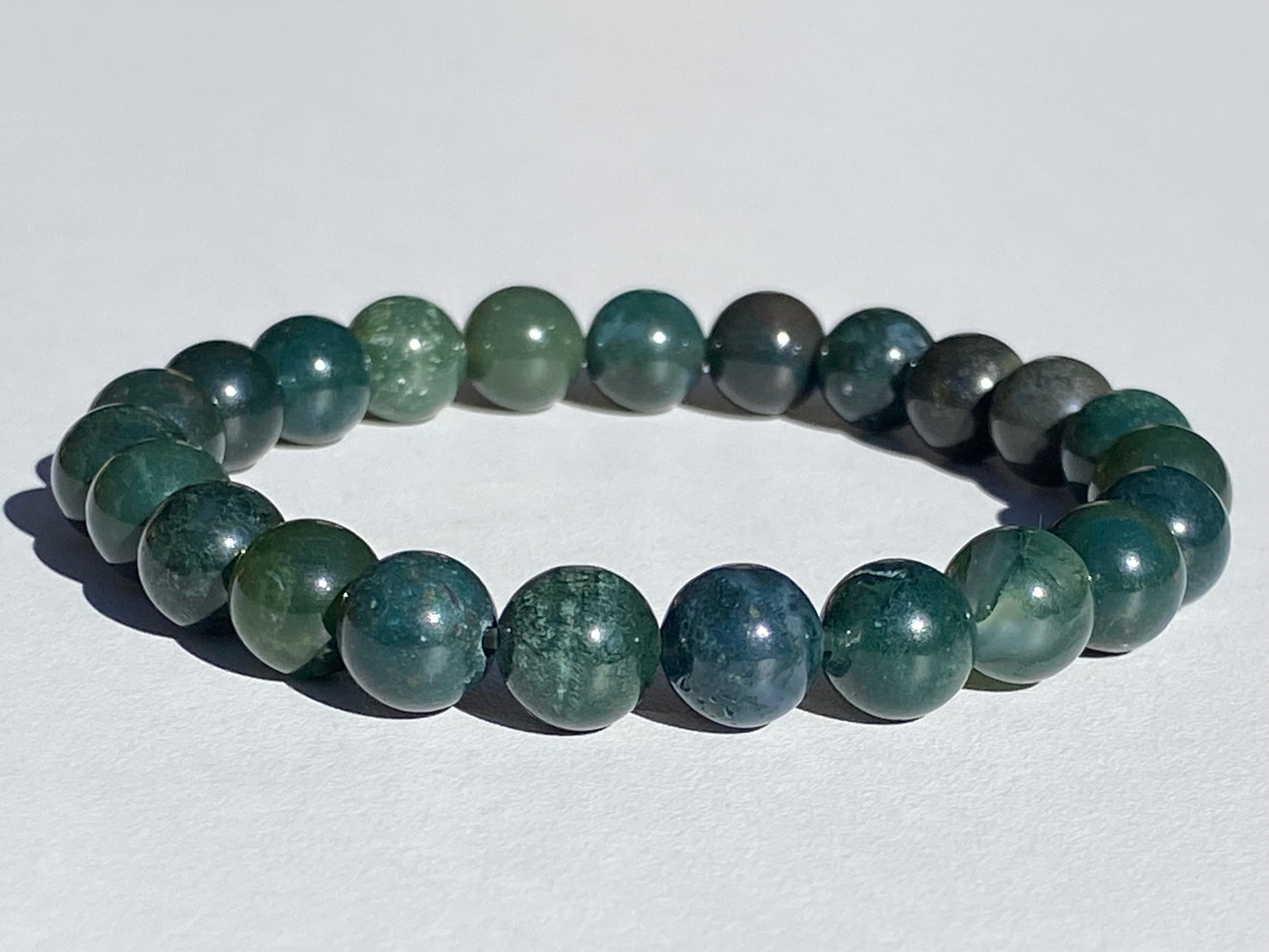 Pulsera de Cristal de Jade Nefrita