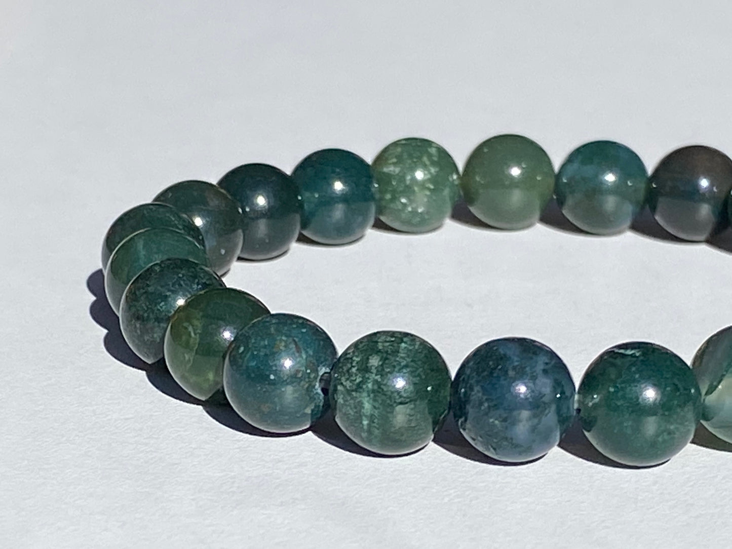 Pulsera de Cristal de Jade Nefrita