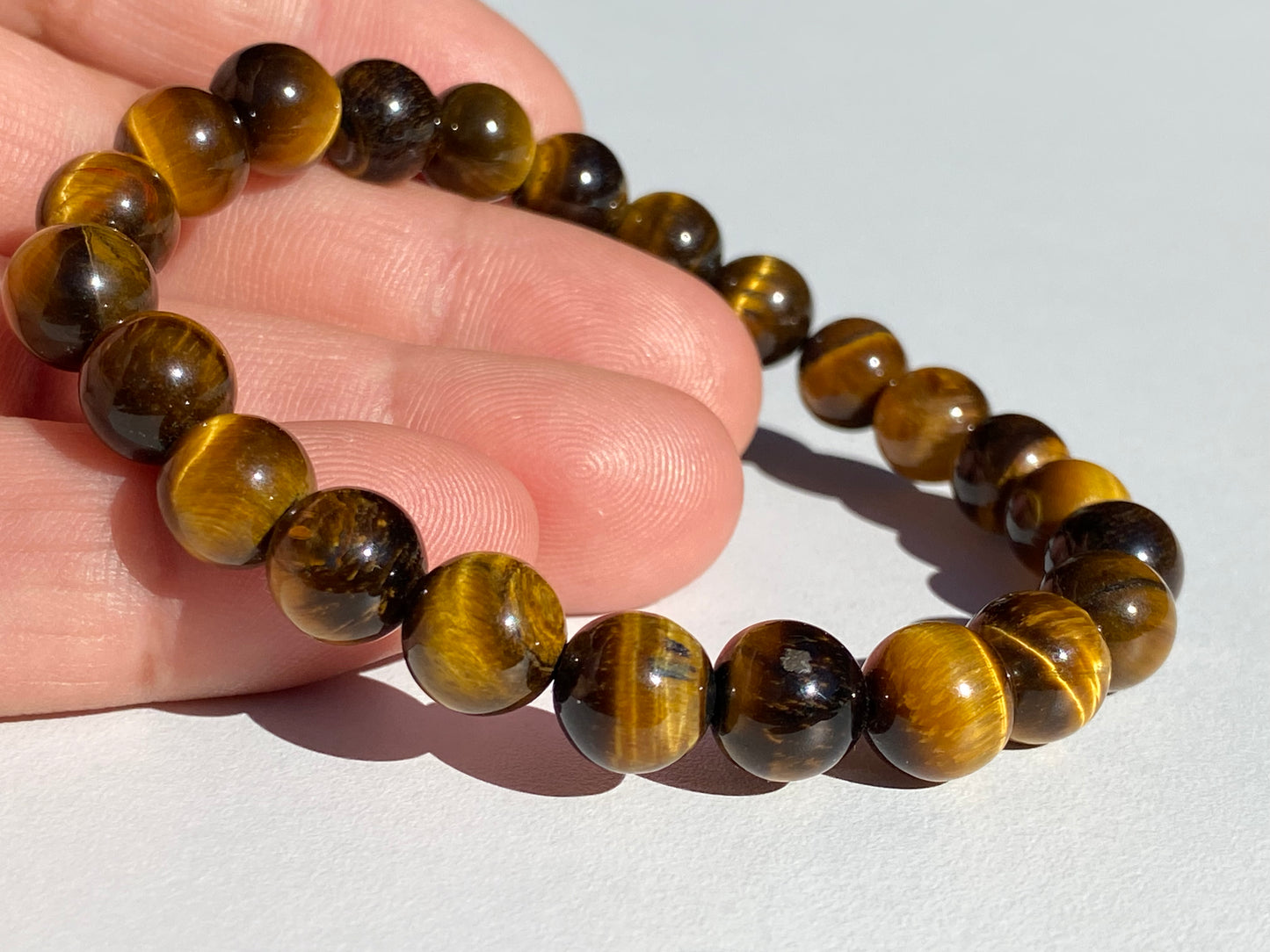 Pulsera de Cristal de Ojo de Tigre