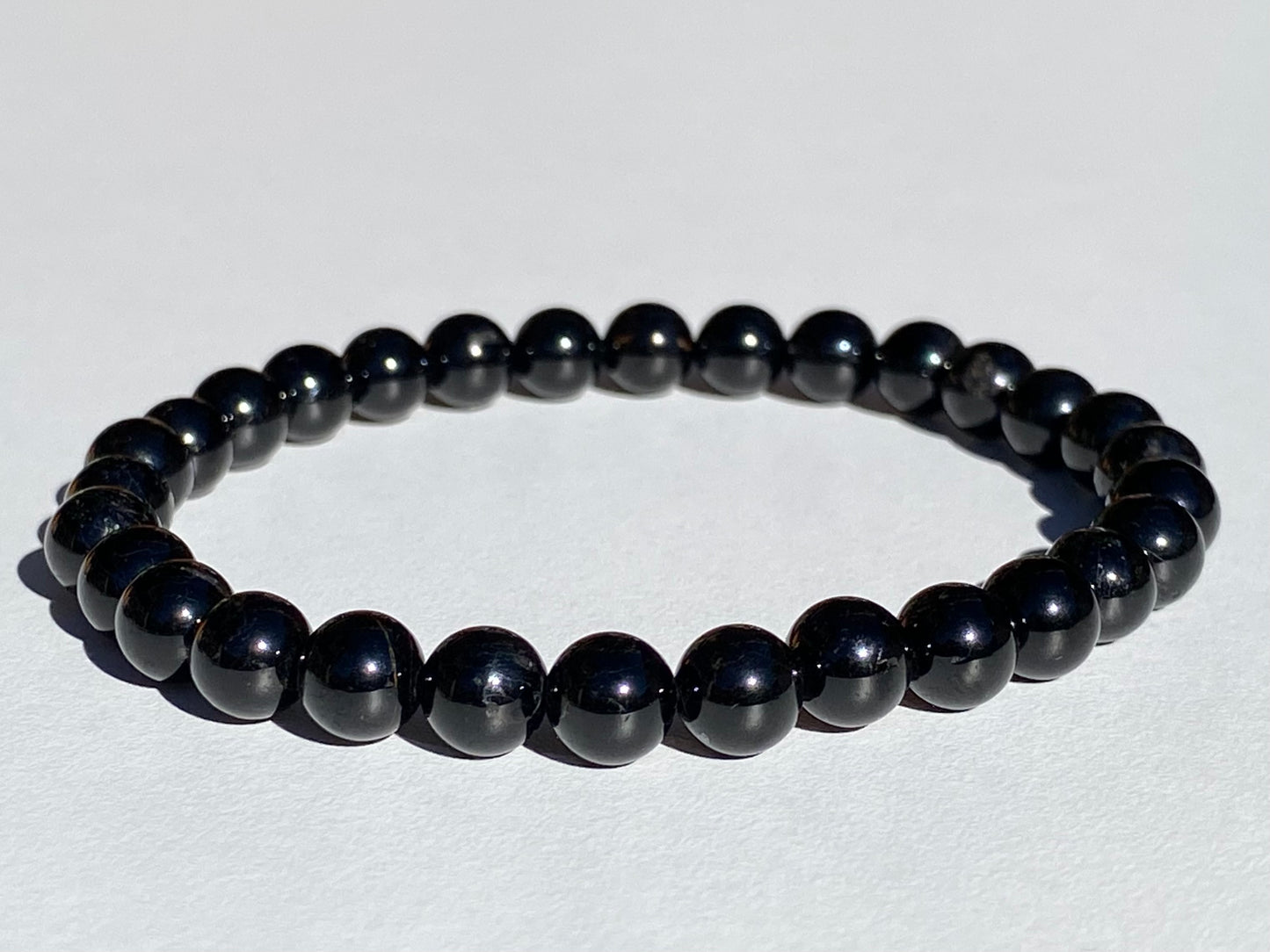 Pulsera de Cristal de Obsidiana Negra